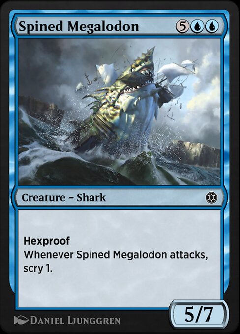 Spined Megalodon - Alchemy Horizons: Baldur's Gate Common Card