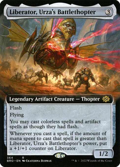 Liberator, Urza's Battlethopter - The Brothers' War Rare Card