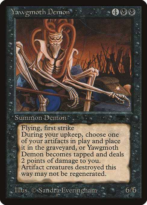 Yawgmoth Demon - Antiquities Rare Card