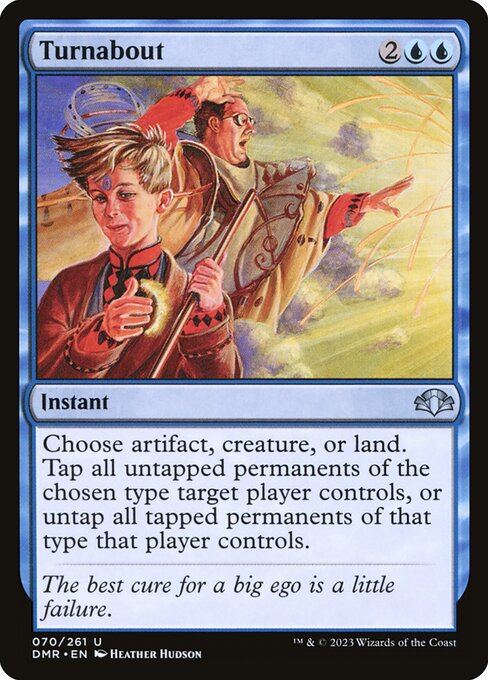 Turnabout - Dominaria Remastered Uncommon Card