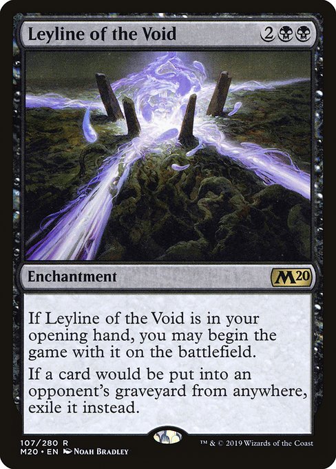 Leyline of the Void - Core Set 2020 Rare Card