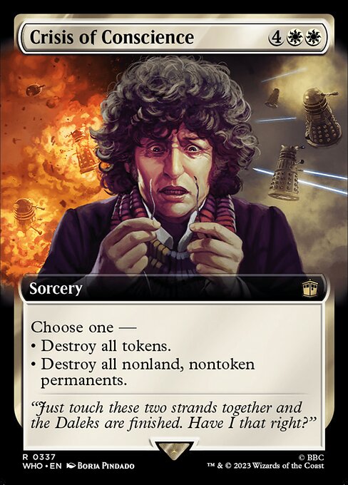 Crisis of Conscience - Doctor Who Rare Card