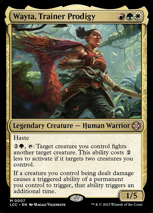 Wayta, Trainer Prodigy - The Lost Caverns of Ixalan Commander Mythic Card