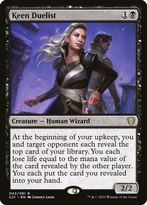 Keen Duelist - Commander 2021 Rare Card