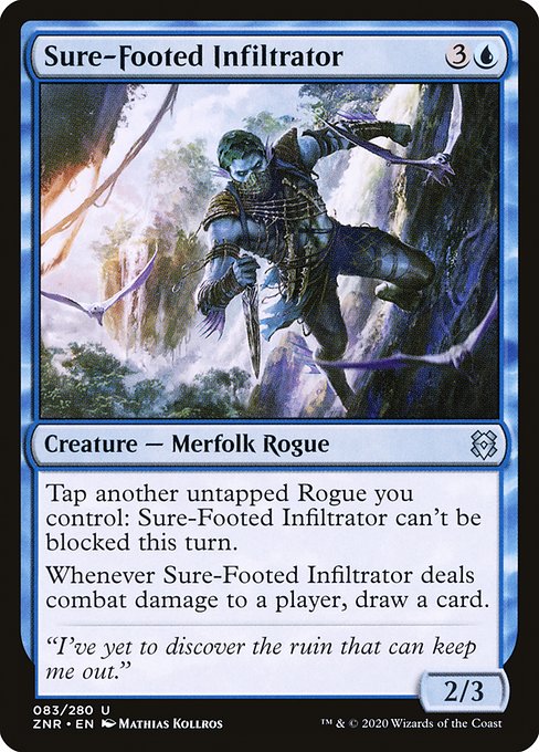 Sure-Footed Infiltrator - Zendikar Rising Uncommon Card