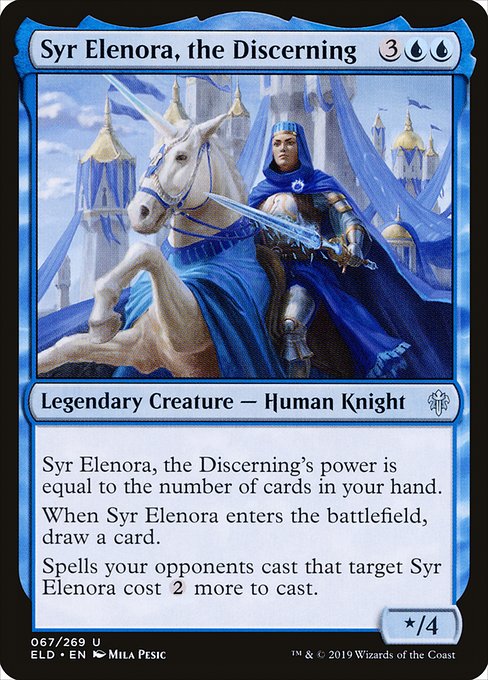 Syr Elenora, the Discerning - Throne of Eldraine Uncommon Card