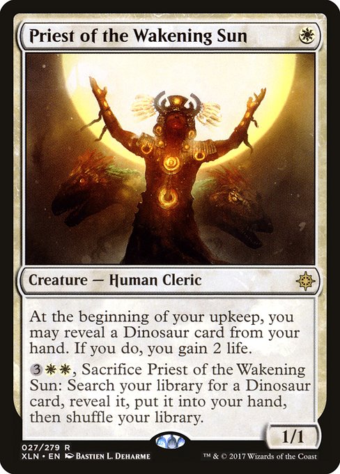 Priest of the Wakening Sun - Ixalan Rare Card