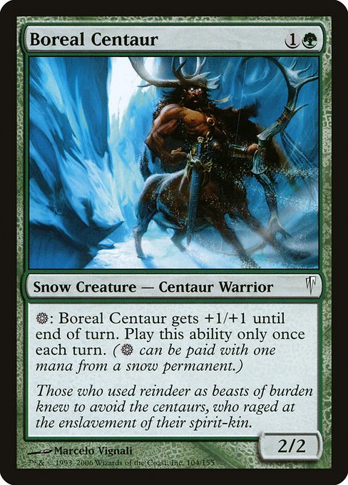 Boreal Centaur - Coldsnap Common Card