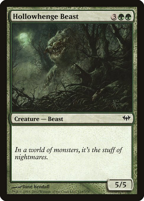 Hollowhenge Beast - Dark Ascension Common Card