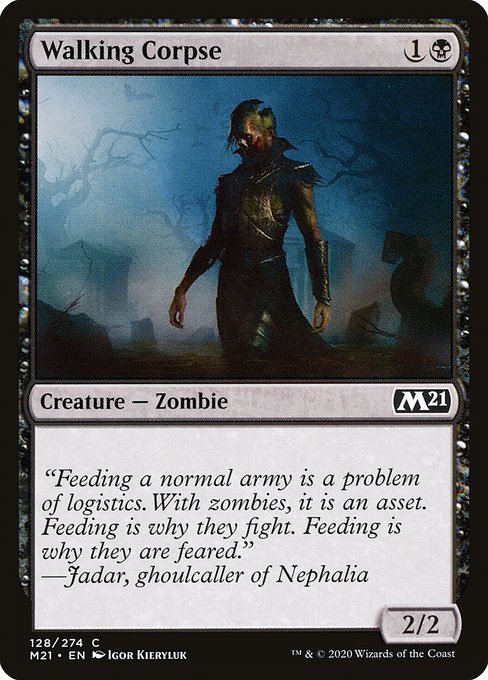 Walking Corpse - Core Set 2021 Common Card