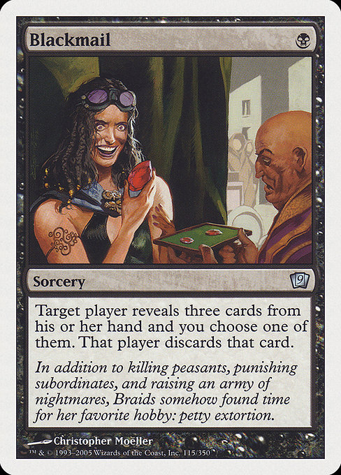 Blackmail - Ninth Edition Uncommon Card