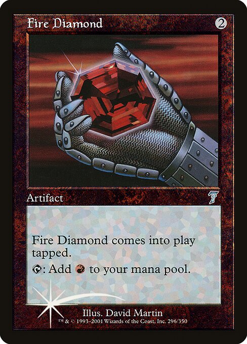 Fire Diamond - Seventh Edition Uncommon Card