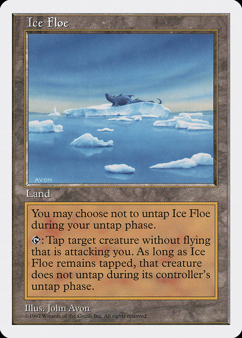 Ice Floe - Fifth Edition Uncommon Card
