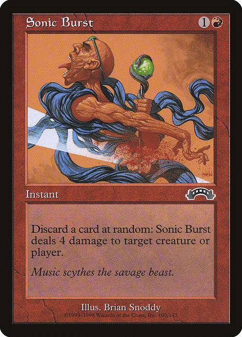 Sonic Burst - Exodus Common Card