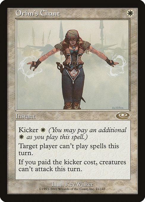 Orim's Chant - Planeshift Rare Card