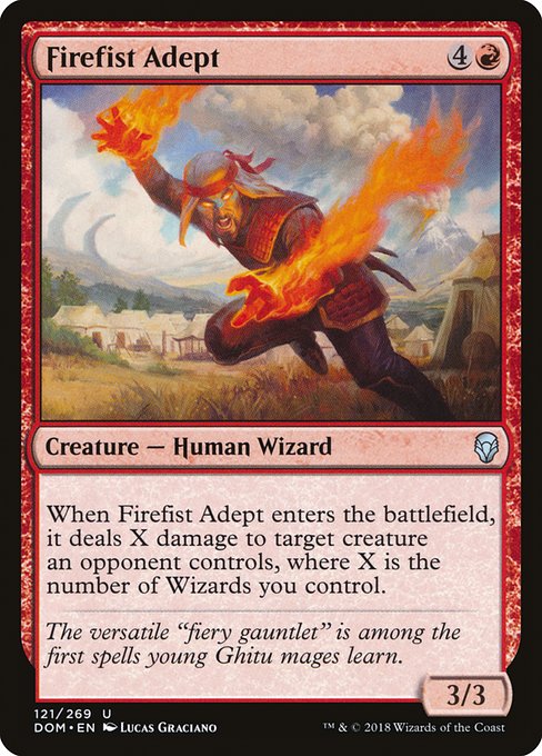 Firefist Adept - Dominaria Uncommon Card