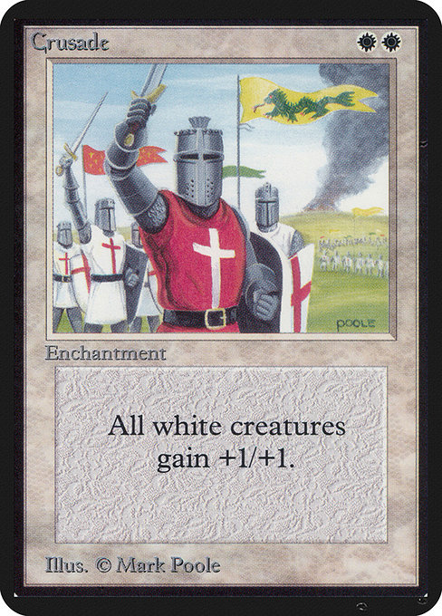 Crusade - Limited Edition Alpha Rare Card