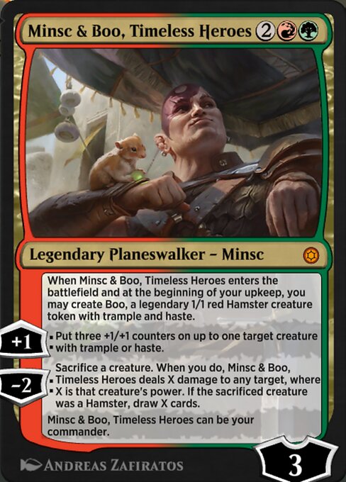 Minsc & Boo, Timeless Heroes - Alchemy Horizons: Baldur's Gate Mythic Card