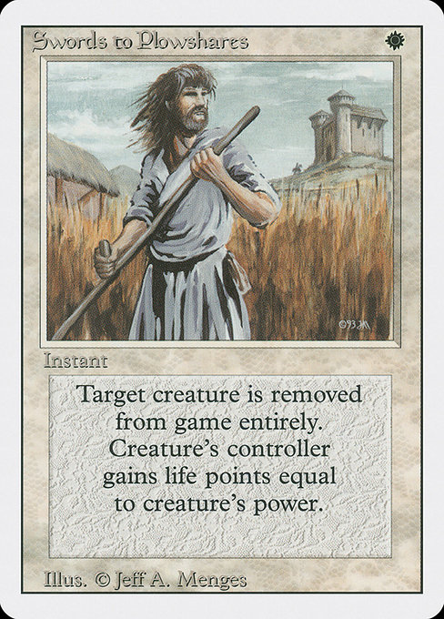 Swords to Plowshares - Revised Edition Uncommon Card