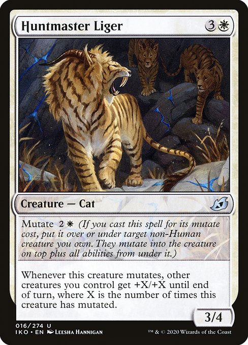Huntmaster Liger - Ikoria: Lair of Behemoths Uncommon Card