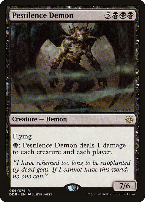 Pestilence Demon - Duel Decks: Nissa vs. Ob Nixilis Rare Card