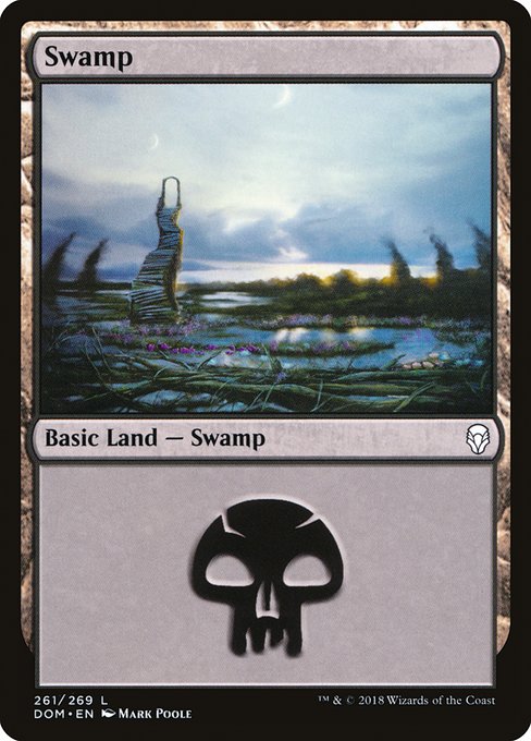 Swamp - Dominaria Common Card