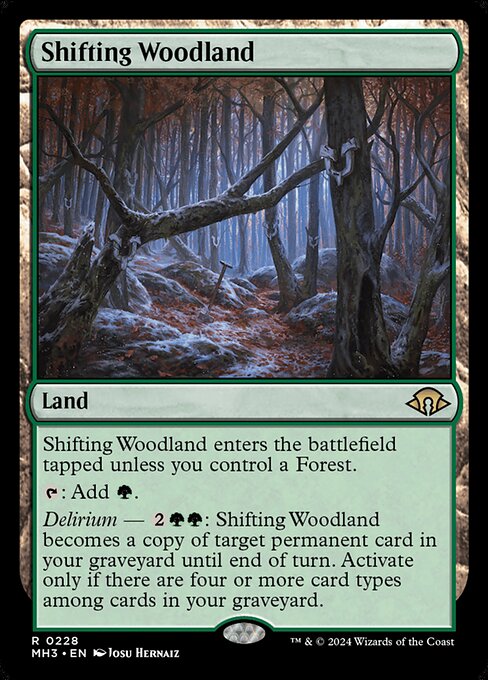 Shifting Woodland - Modern Horizons 3 Rare Card