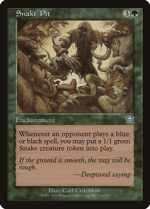 Snake Pit - Mercadian Masques Uncommon Card