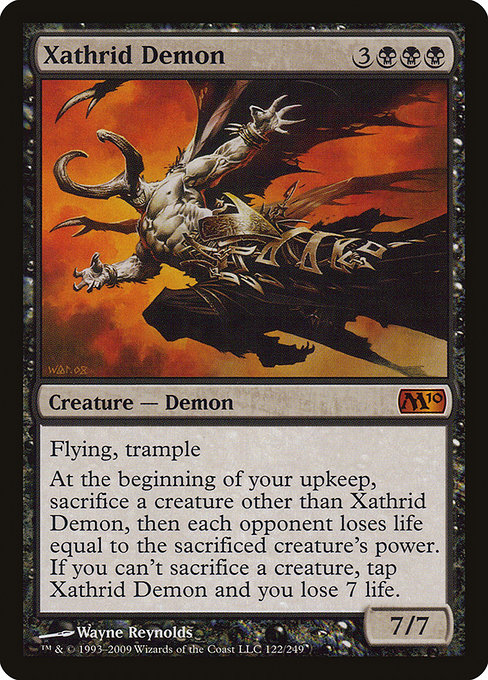 Xathrid Demon - Magic 2010 Mythic Card
