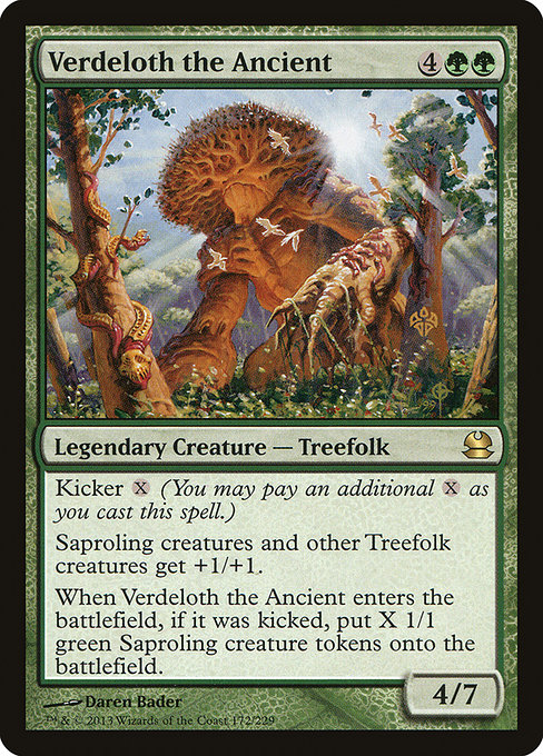 Verdeloth the Ancient - Modern Masters Rare Card