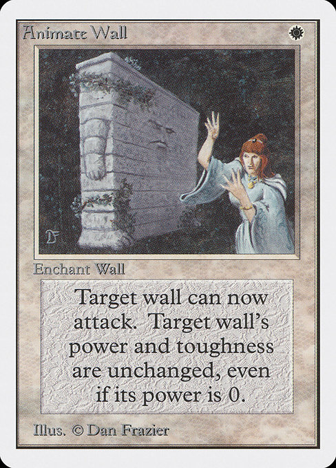 Animate Wall - Unlimited Edition Rare Card