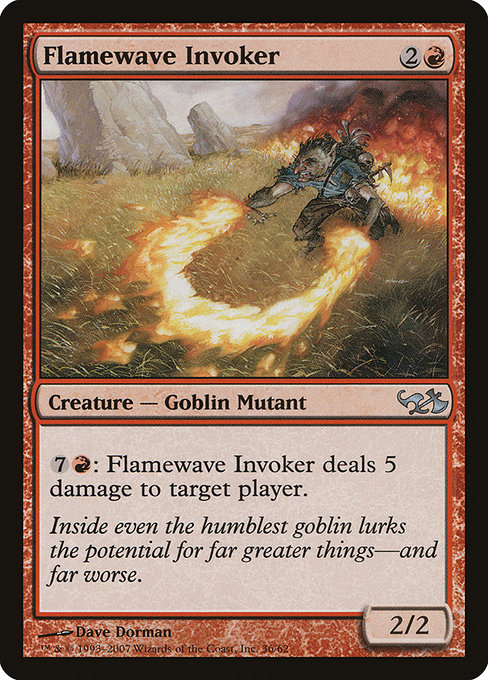 Flamewave Invoker - Duel Decks: Elves vs. Goblins Uncommon Card