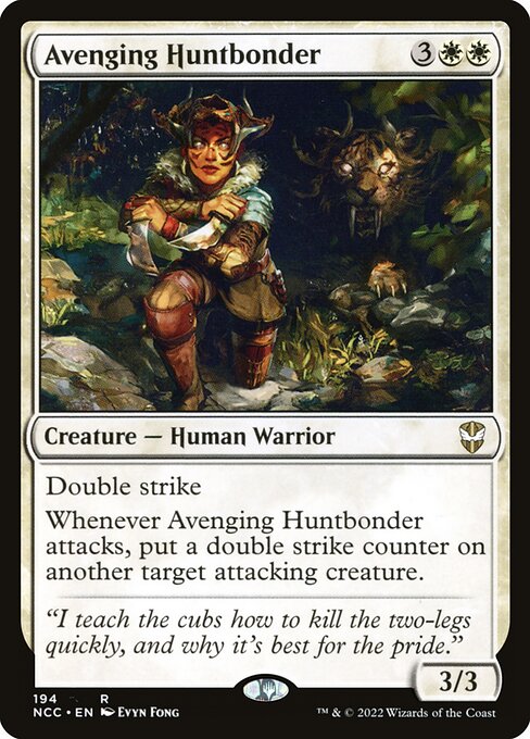 Avenging Huntbonder - New Capenna Commander Rare Card
