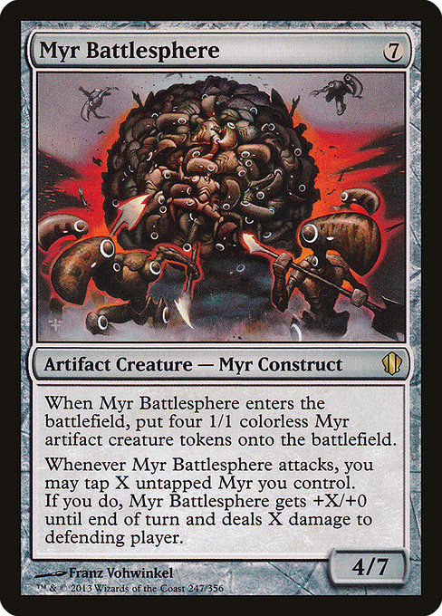 Myr Battlesphere - Commander 2013 Rare Card