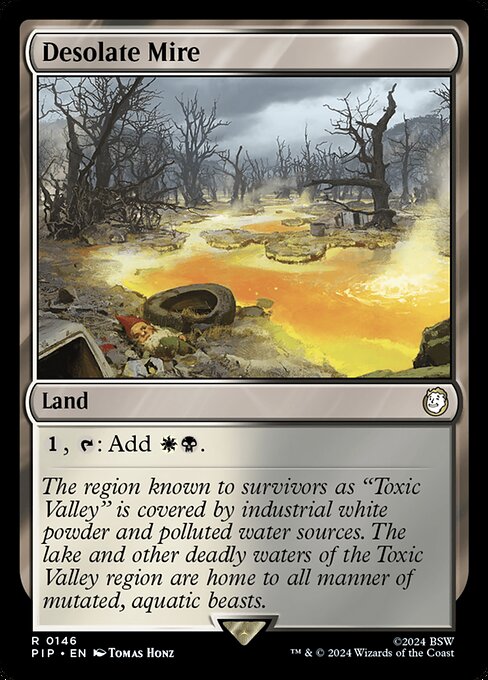 Desolate Mire - Fallout Rare Card