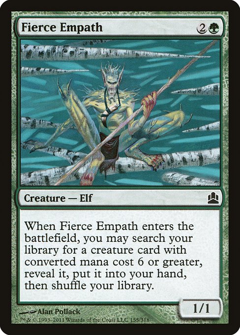 Fierce Empath - Commander 2011 Common Card