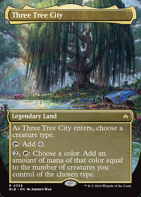 Three Tree City - Bloomburrow Rare Card