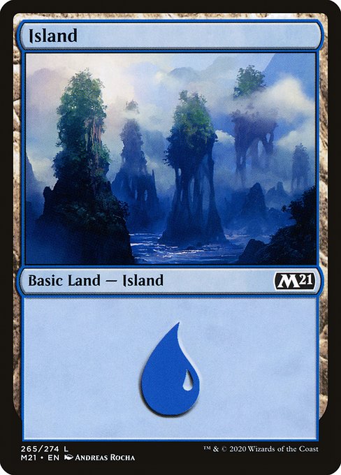 Island - Core Set 2021 Common Card