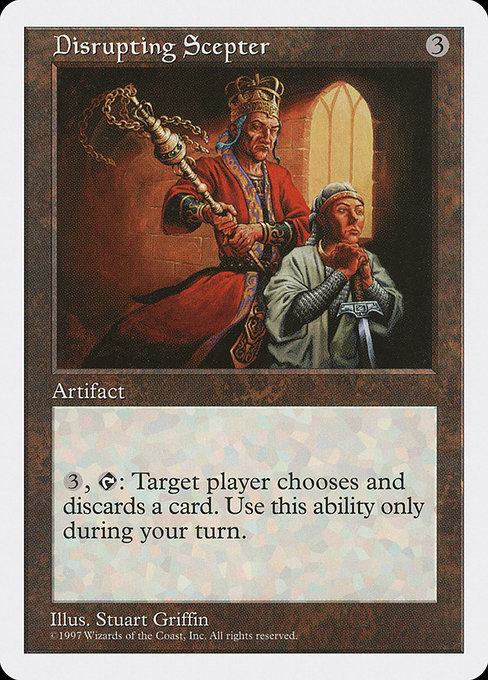 Disrupting Scepter - Fifth Edition Rare Card