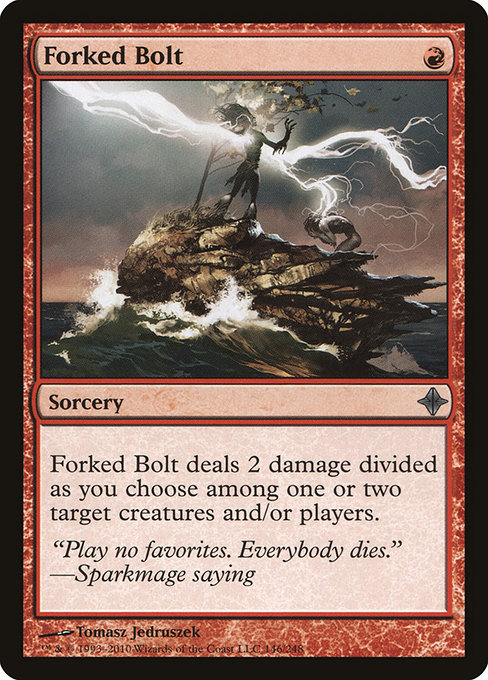 Forked Bolt - Rise of the Eldrazi Uncommon Card