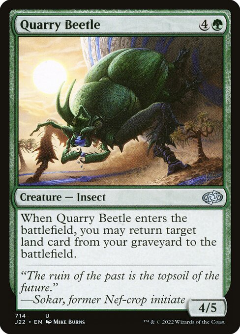 Quarry Beetle - Jumpstart 2022 Uncommon Card