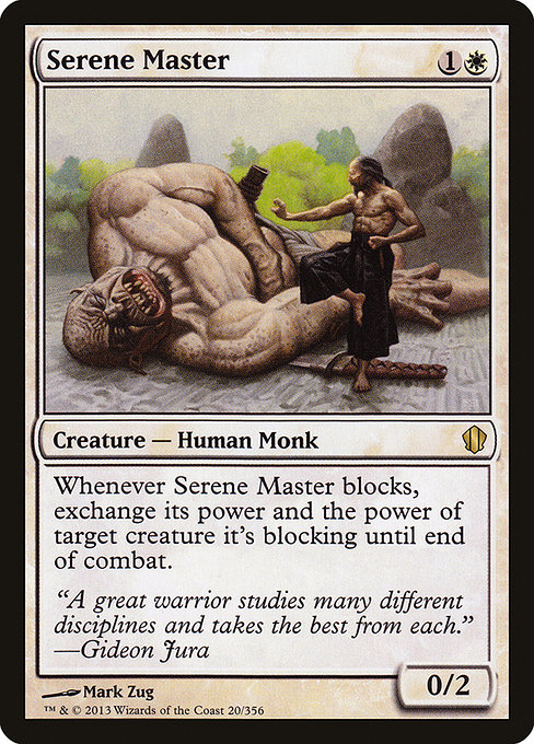 Serene Master - Commander 2013 Rare Card