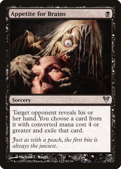 Appetite for Brains - Avacyn Restored Uncommon Card