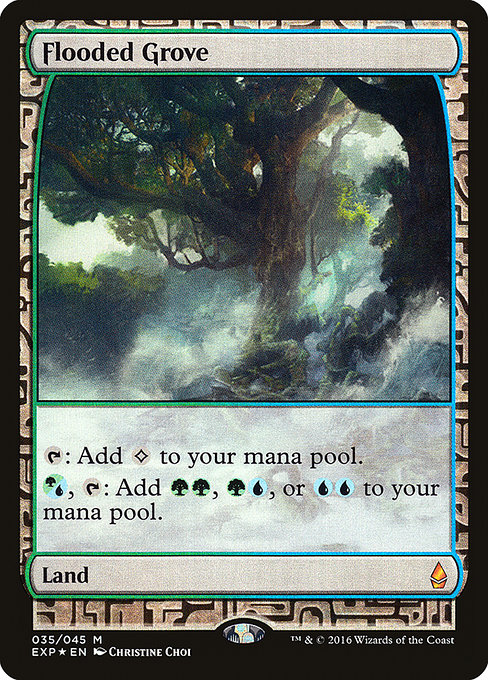 Flooded Grove - Zendikar Expeditions Mythic Card