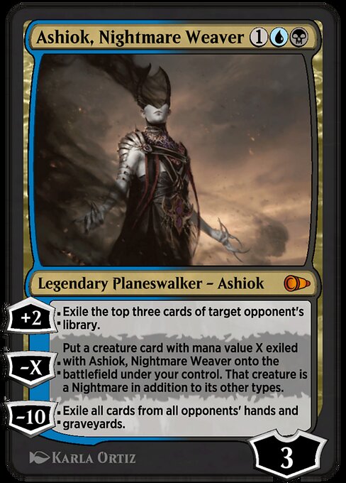 Ashiok, Nightmare Weaver - Pioneer Masters Mythic Card