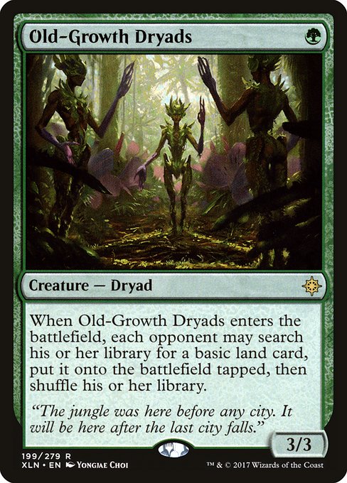 Old-Growth Dryads - Ixalan Rare Card