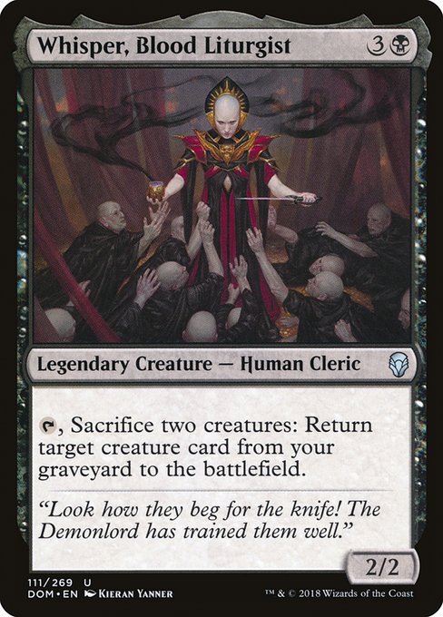 Whisper, Blood Liturgist - Dominaria Uncommon Card