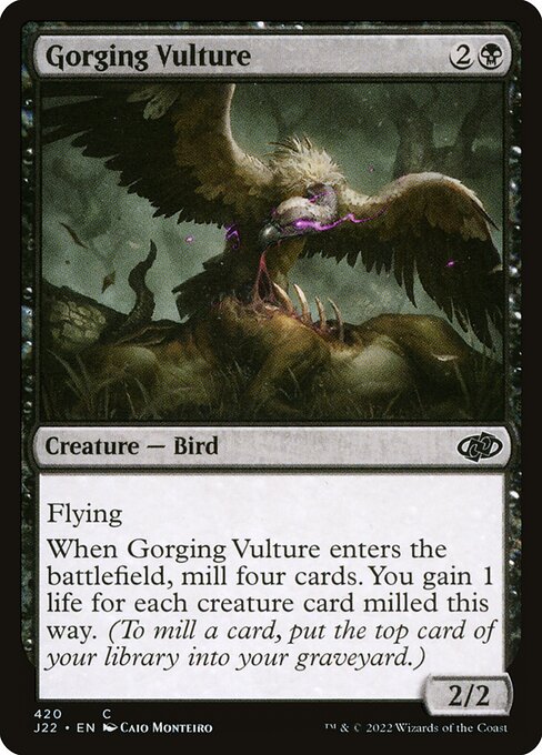 Gorging Vulture - Jumpstart 2022 Common Card