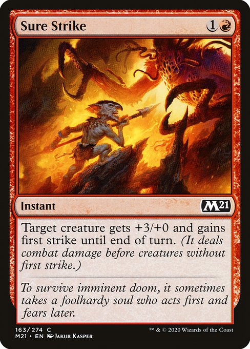 Sure Strike - Core Set 2021 Common Card