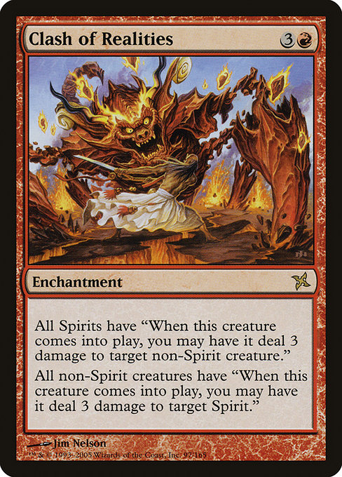 Clash of Realities - Betrayers of Kamigawa Rare Card